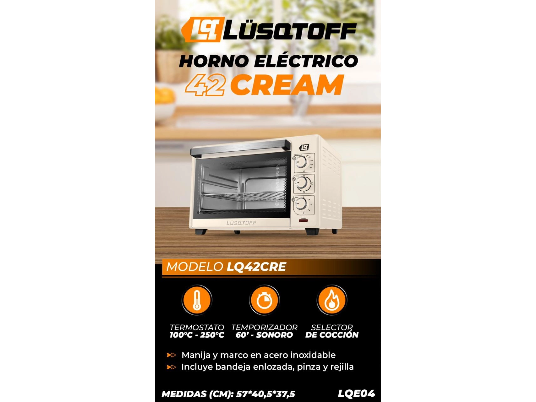 HORNO LUSQTOFF 42 LITROS