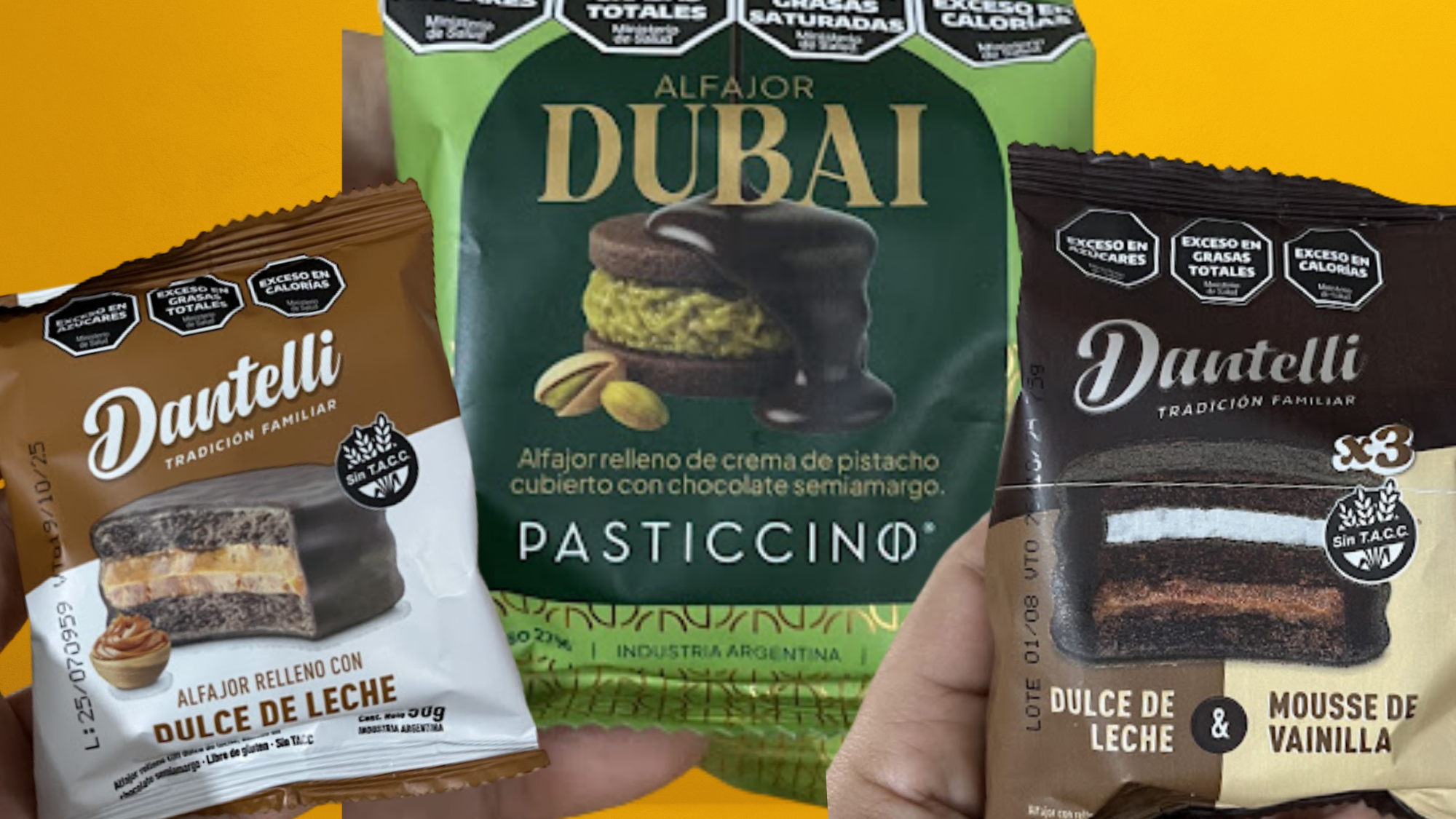 ALFAJORES y BARRAS DE CEREAL
