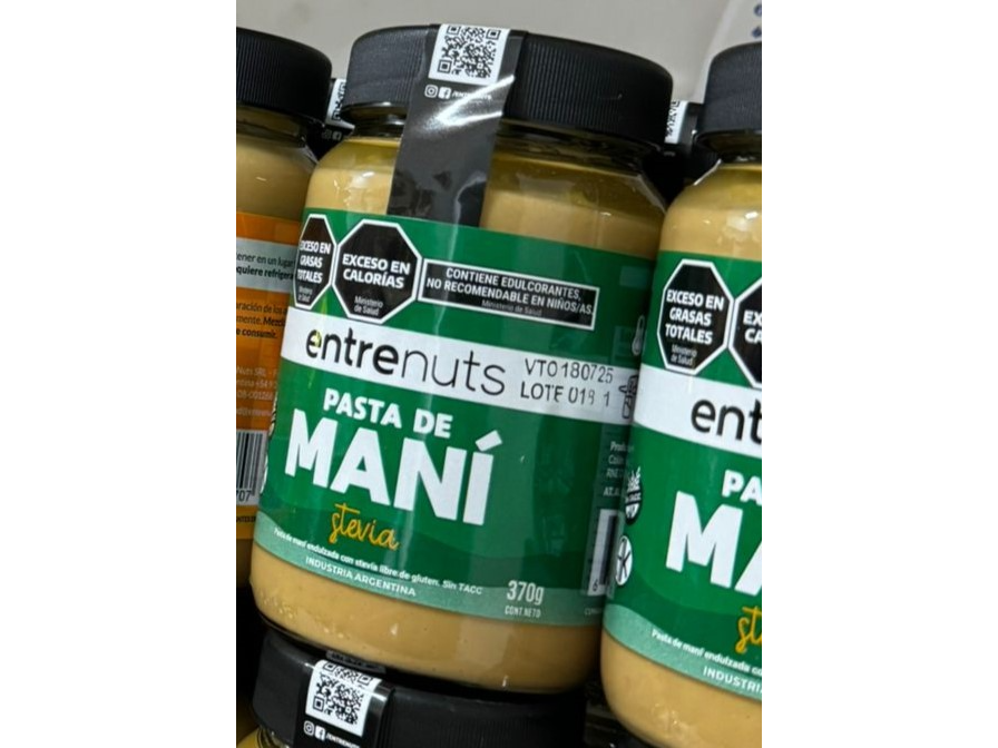 PASTA DE MANI STEVIA "Entrenuts"