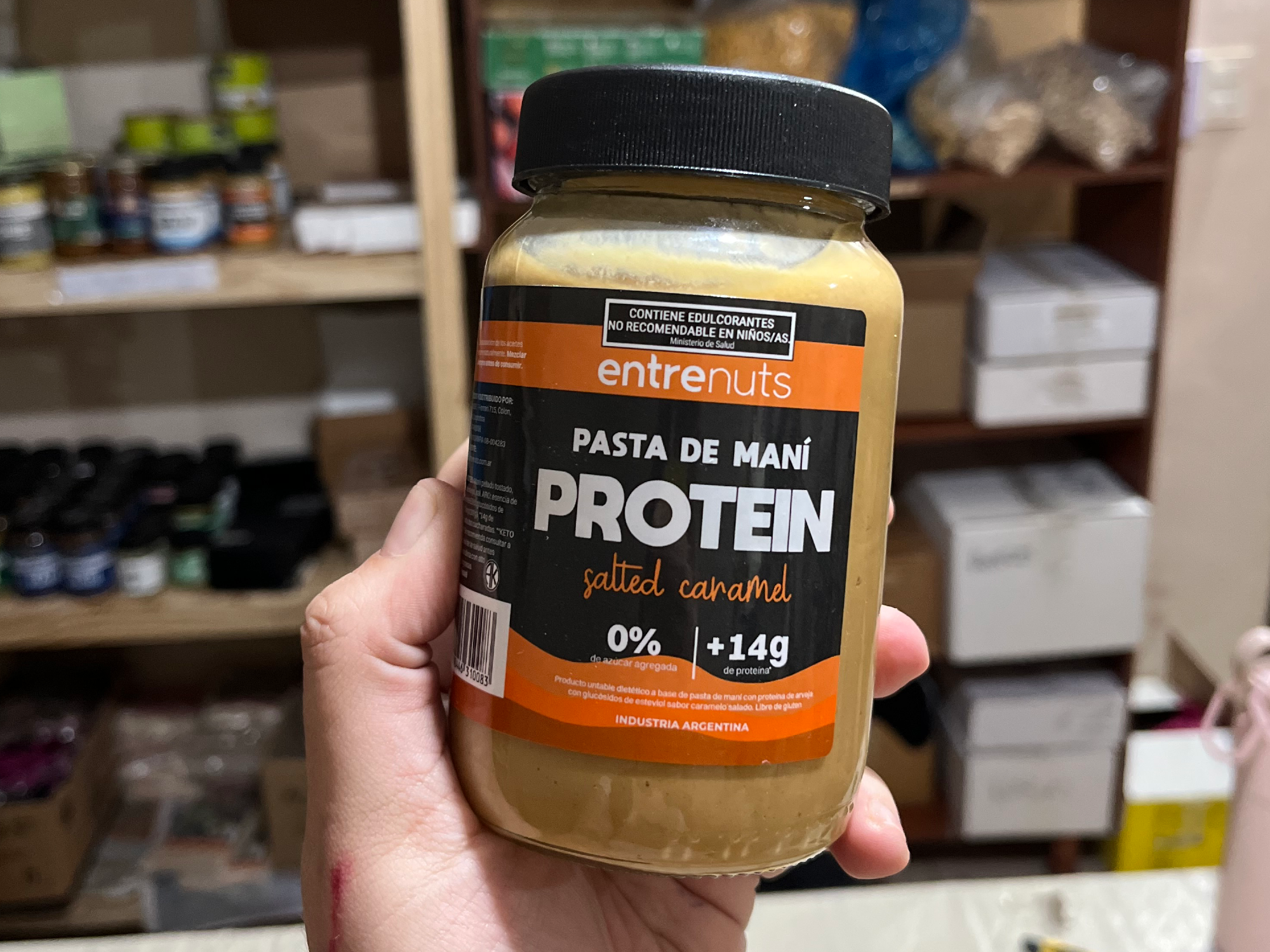 Pasta de mani protein