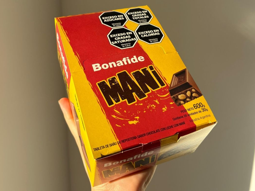 Tableta leche y mani