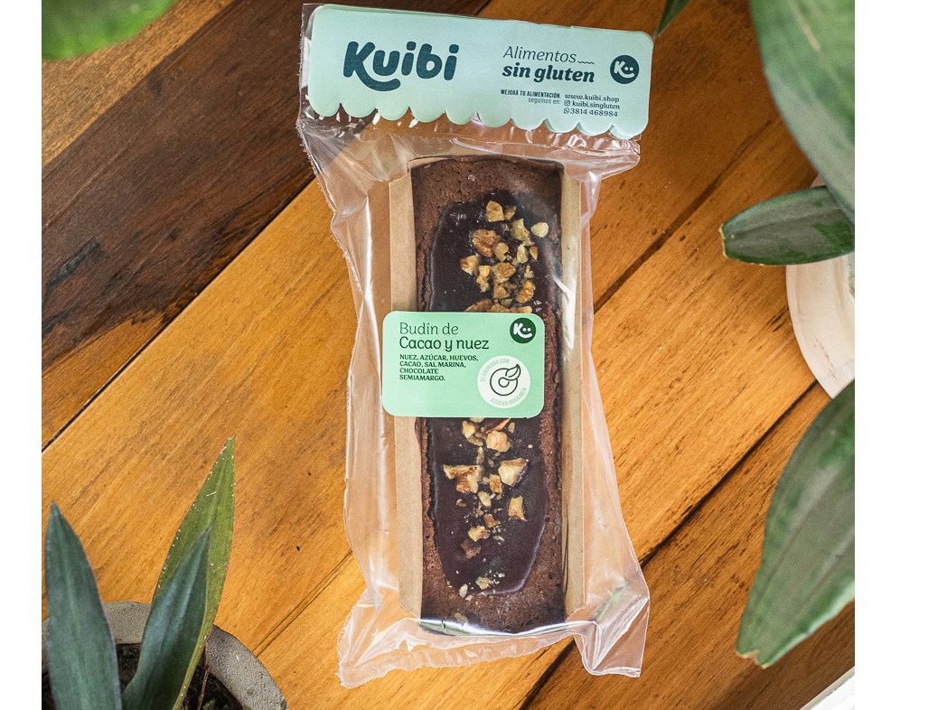 Budin de Cacao y Nuez