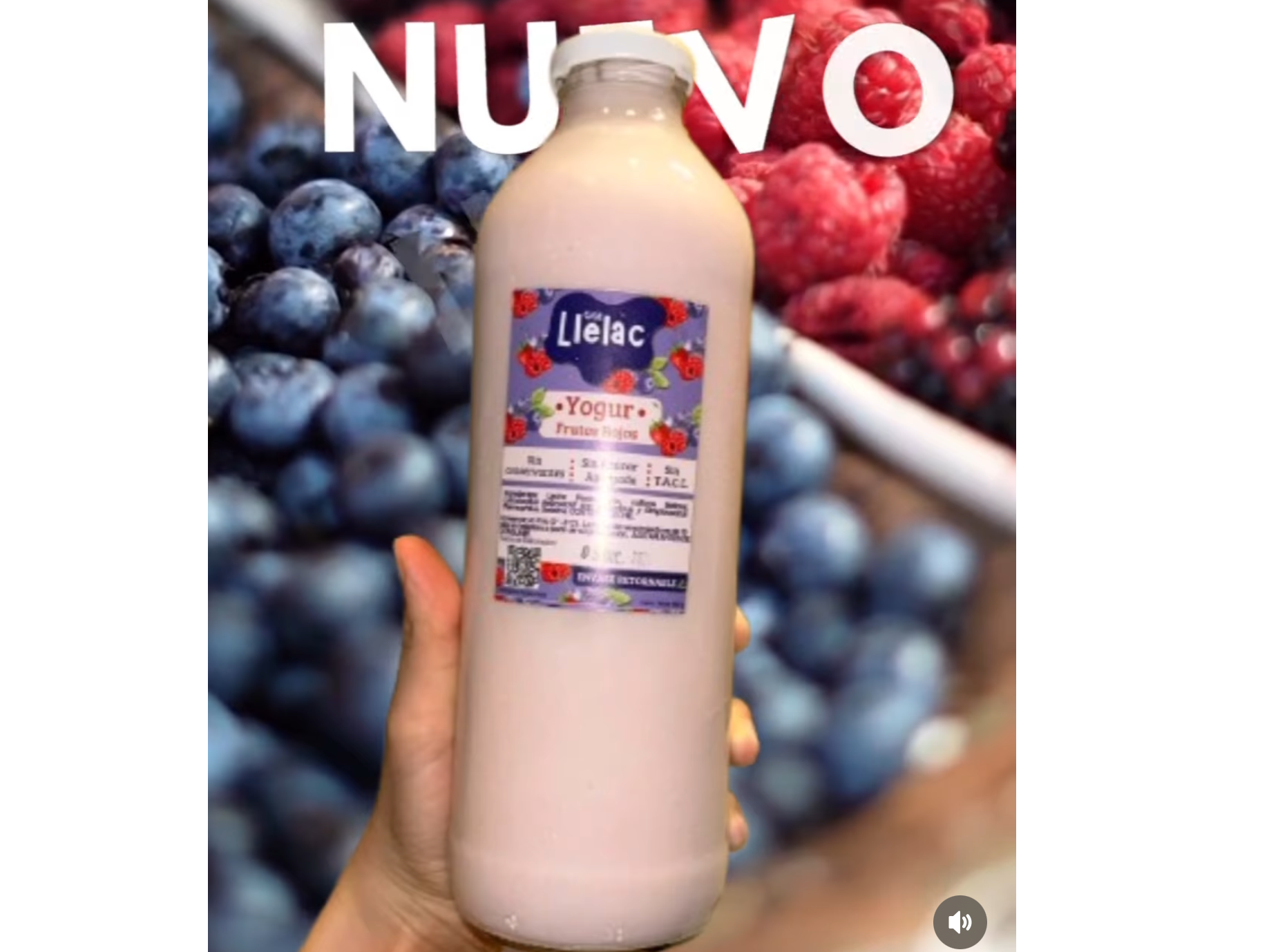 Botella Yogur FRUTOS ROJOS