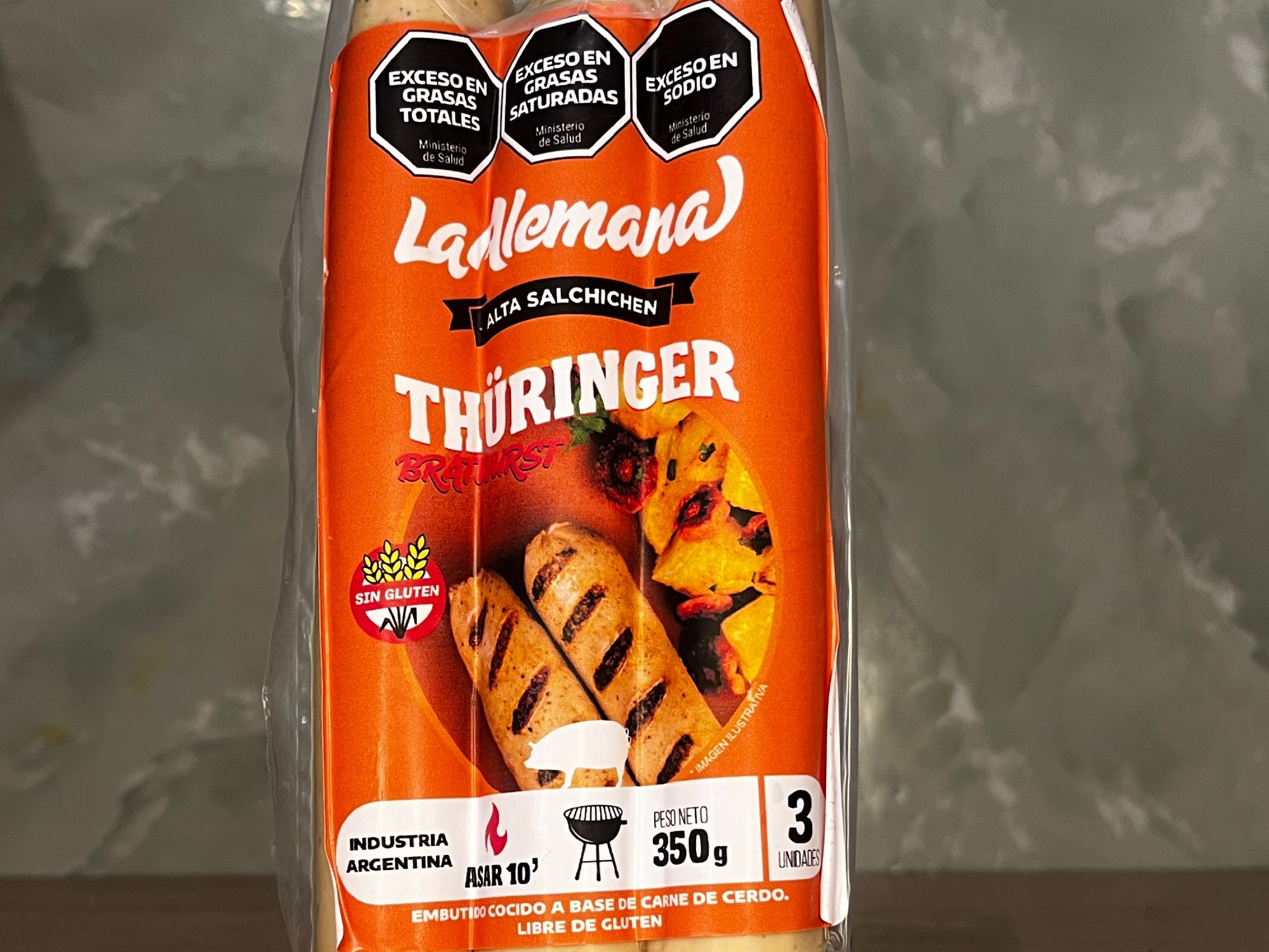 Salchicha alemana "Thuringer"