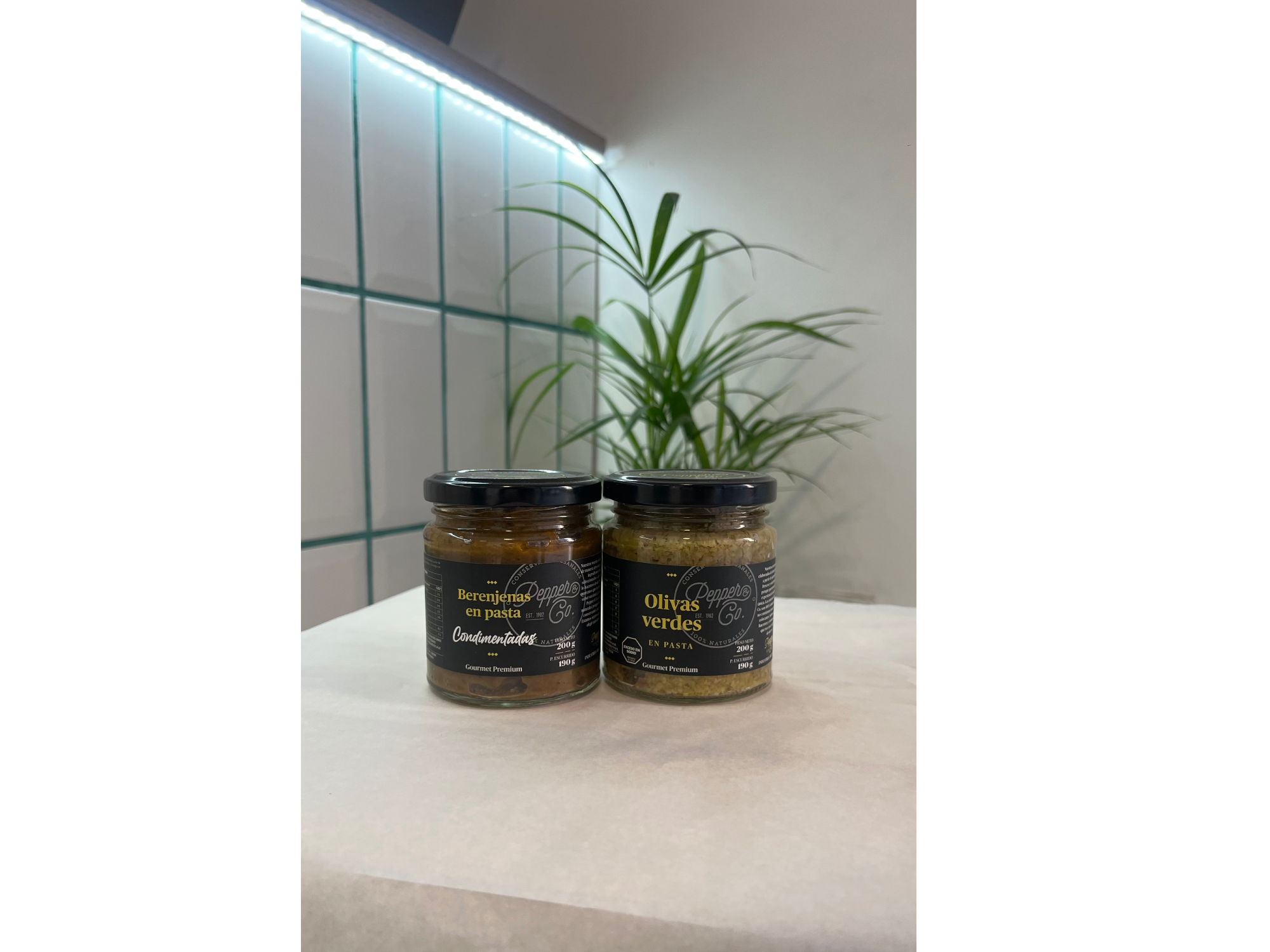 Pasta de aceitunas/berenjenas "Pepper Co"