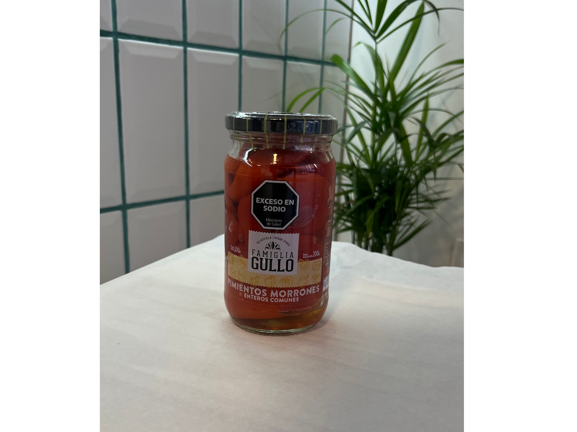 Pimientos morrones enteros "famiglia gullo"