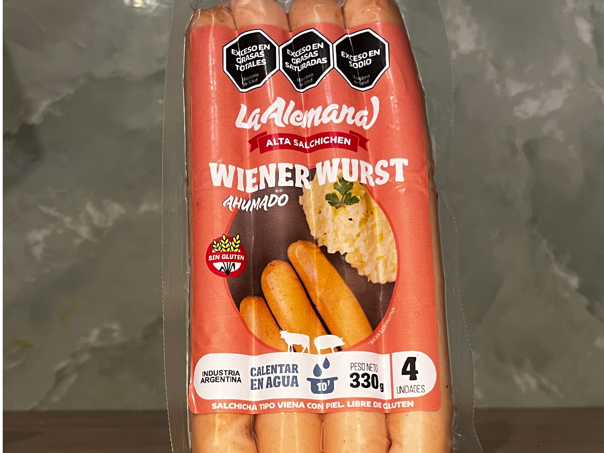 Salchicha alemana "Wiener Wurst"