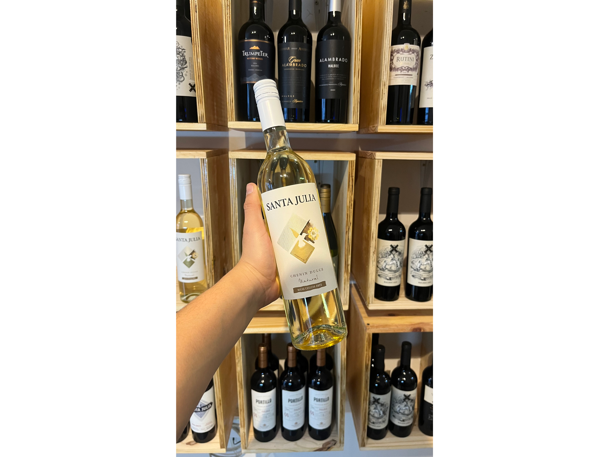 Santa julia chenin dulce natural de Casa savia