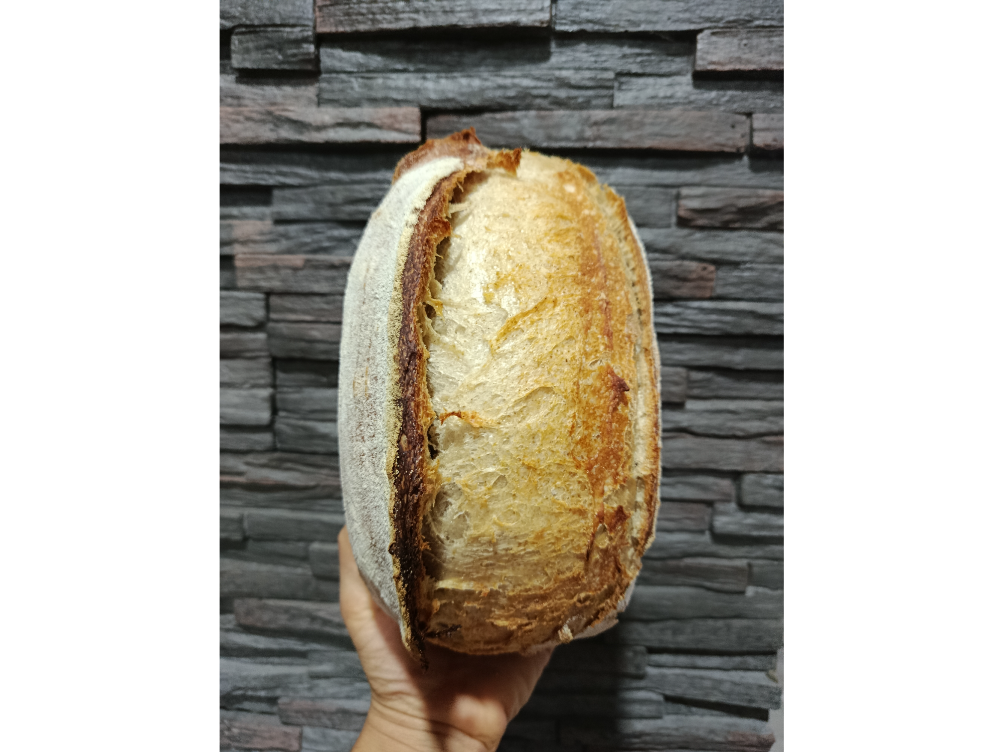 Pan de campo de masa madre