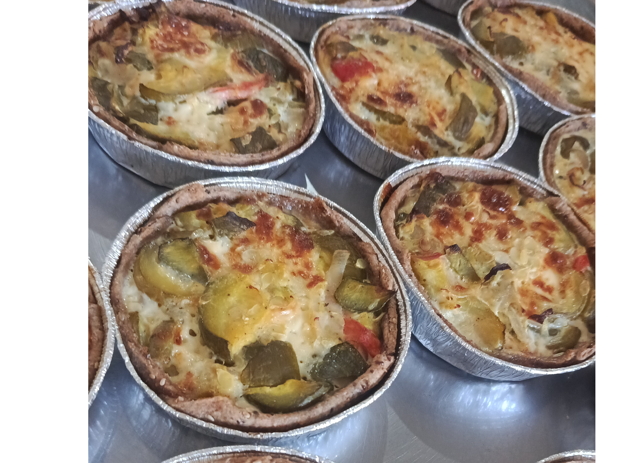 Tartita de ZAPALLITOS CON HUEVO Y QUESO