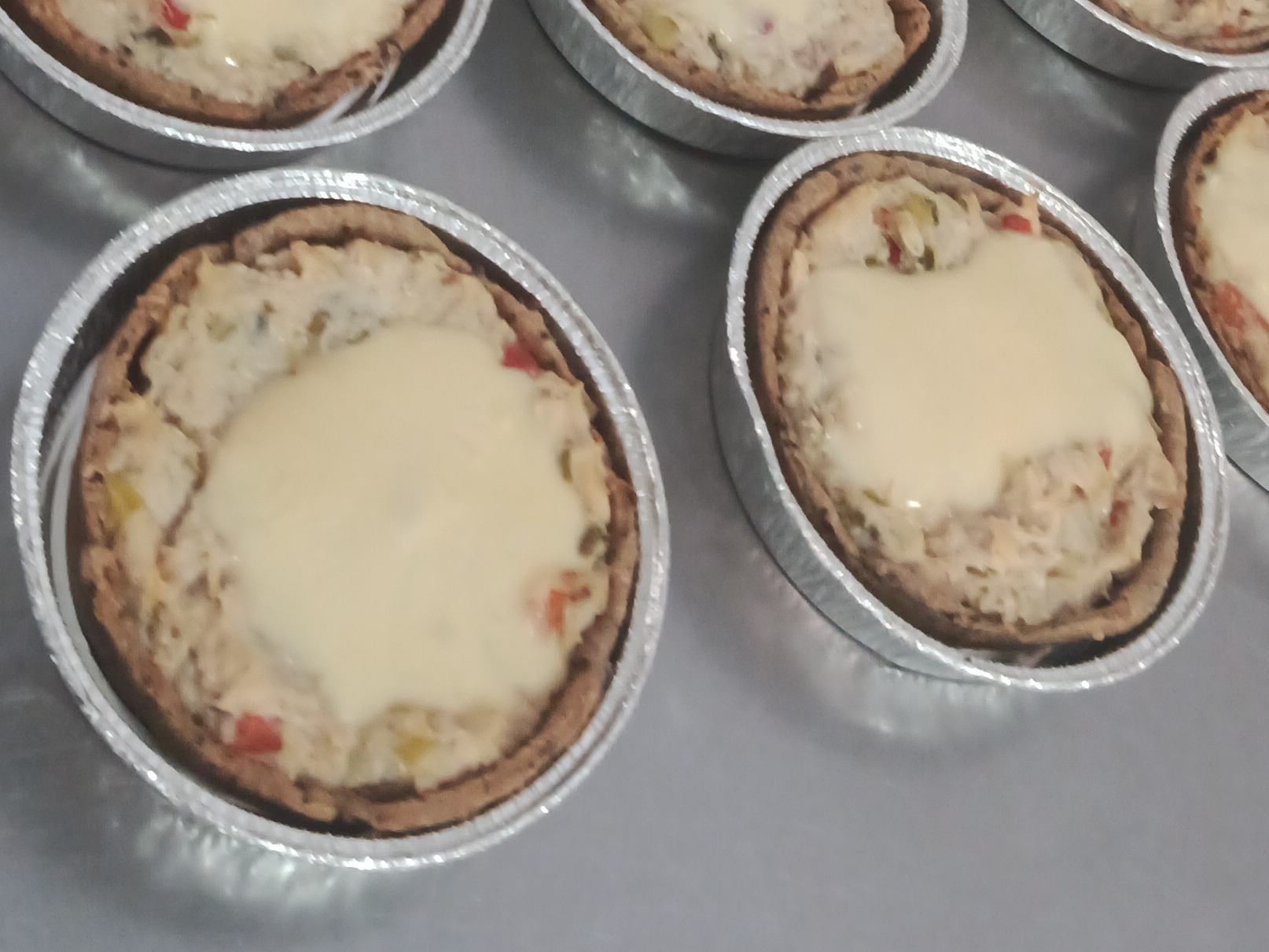 Tartita de POLLO Y VEGETALES