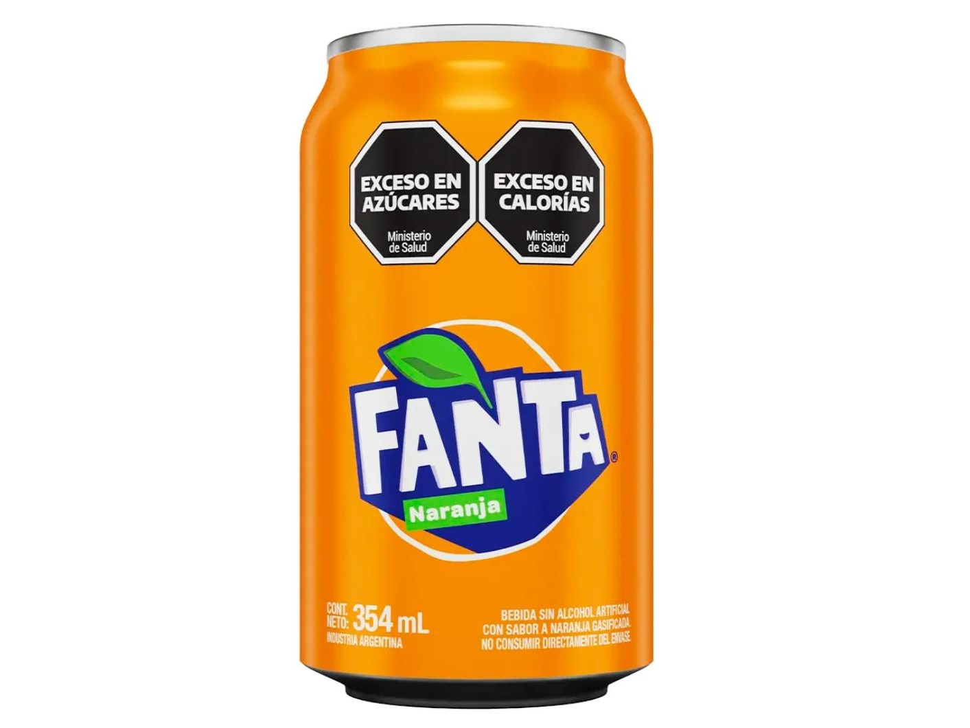 Fanta Naranja lata 354 ml