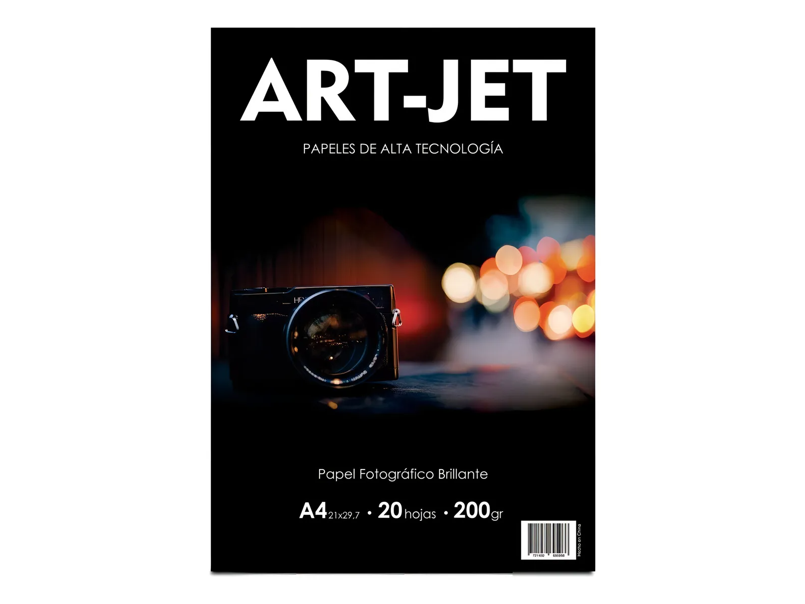 Papel Fotográfico 200 Gr Pte. NEGRO Glossy 20 Hojas