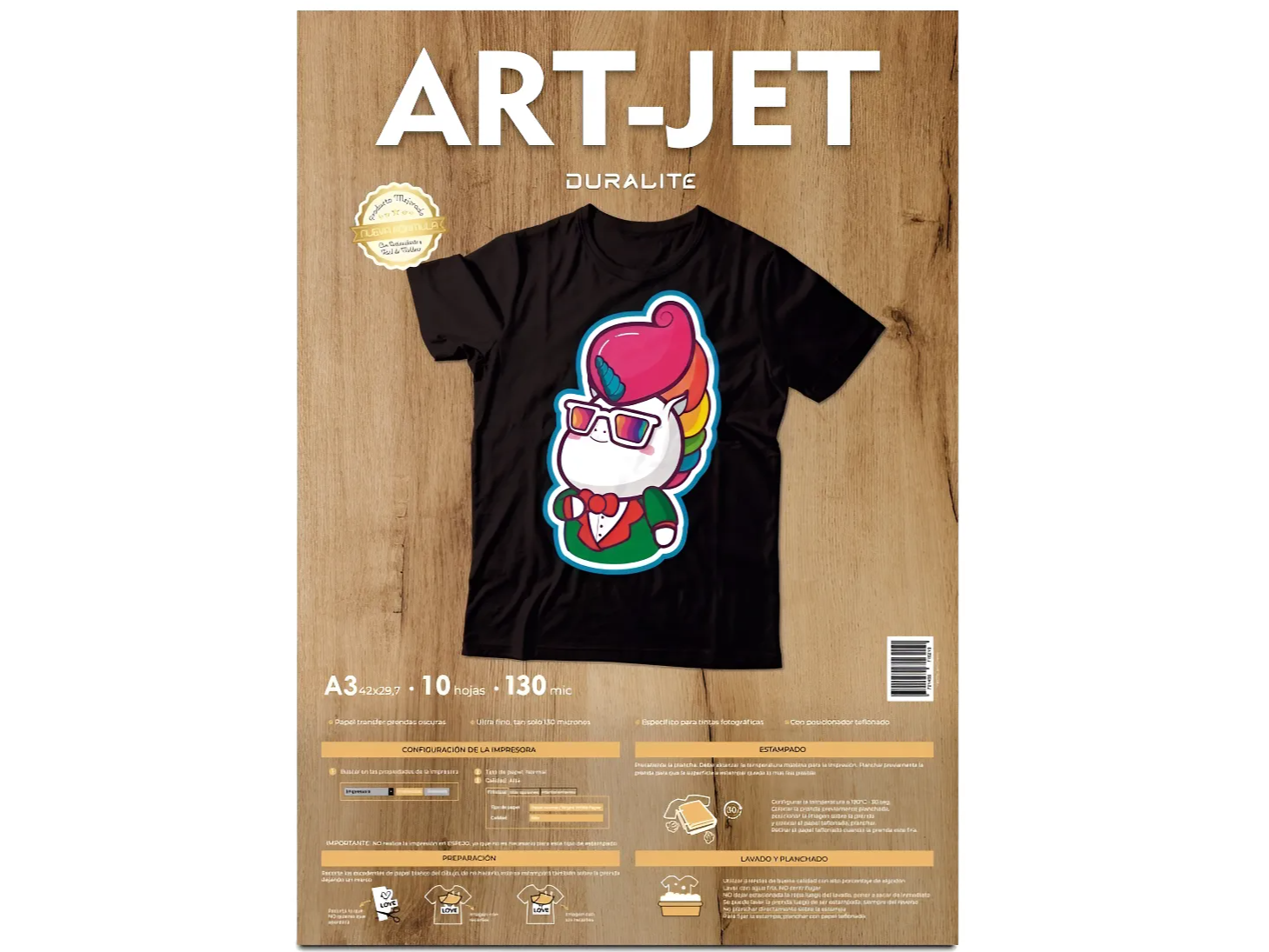 TRANSFER PRENDAS OSCURAS -***A3***-