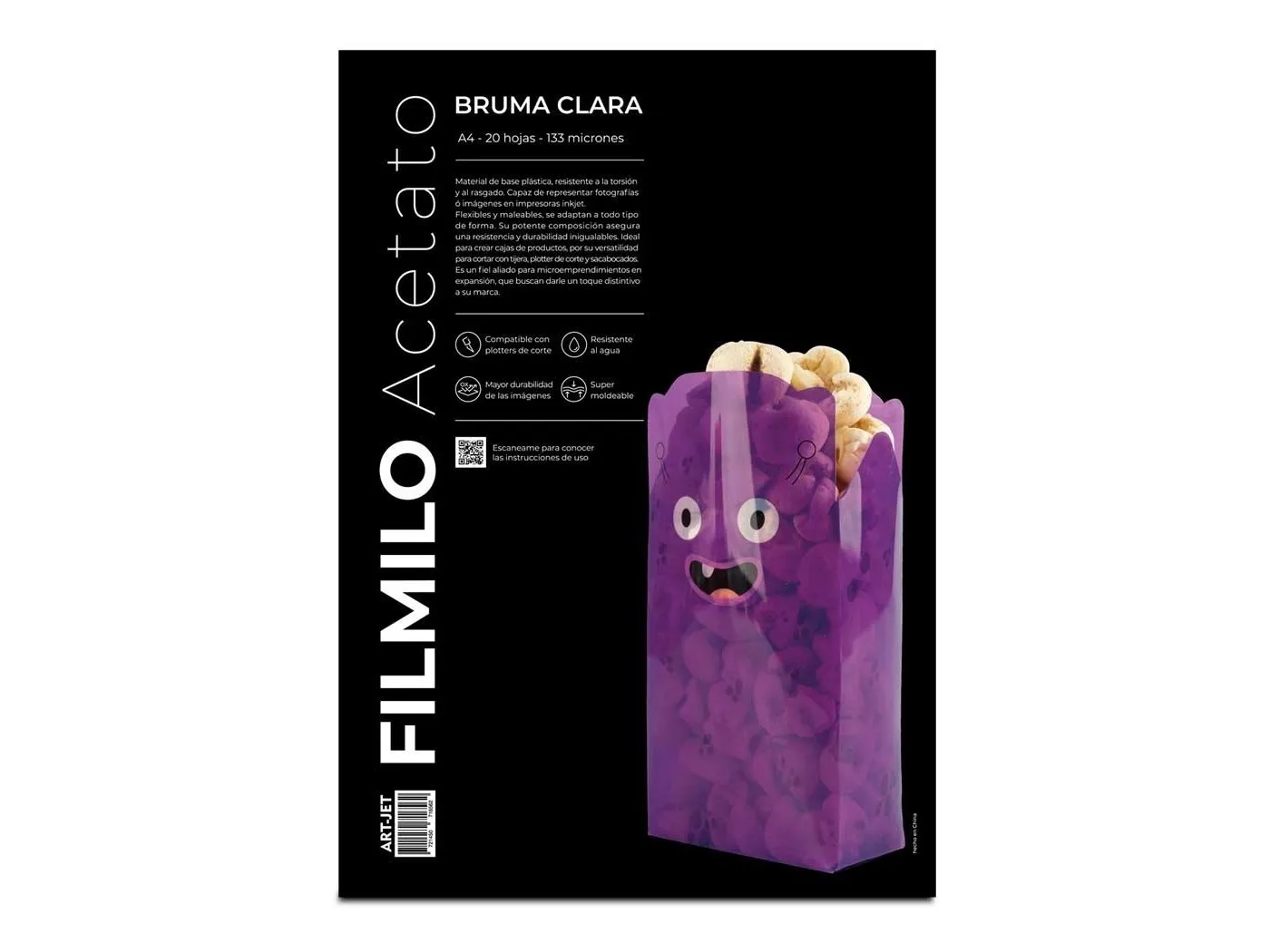 Filmilo Art-jet Acetato Bruma Clara A4 20 Hojas