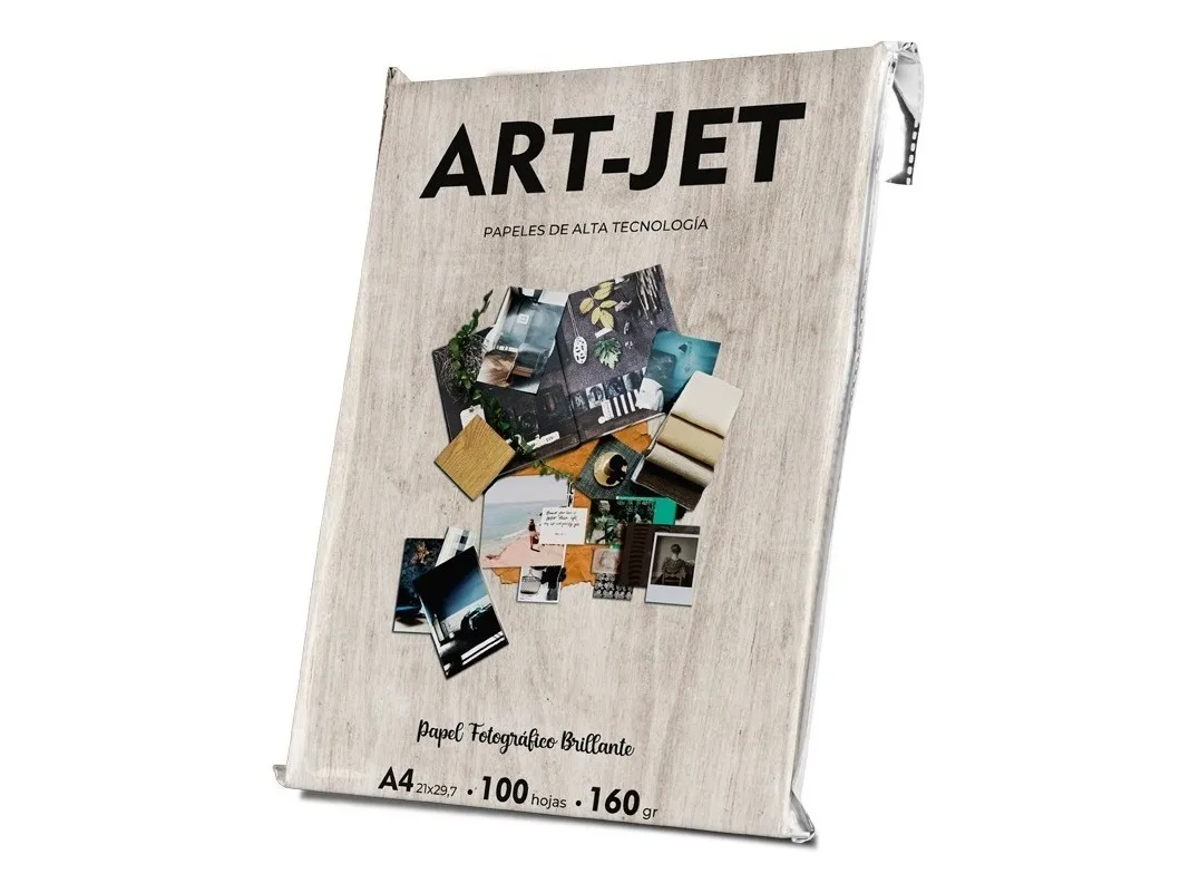 Papel Fotográfico Brillante A4 Art-jet® 160gr A4 X 100h Blanco