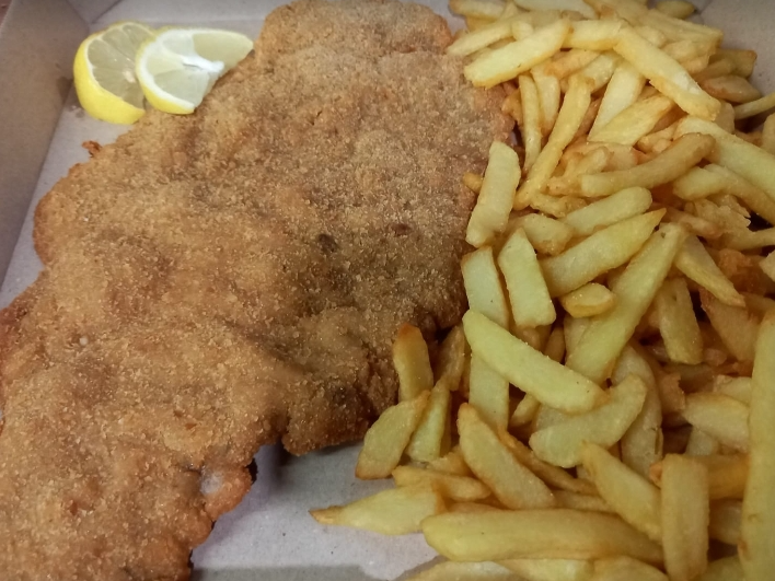 Milanesa con papas