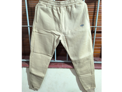 Joggins frizado de algodón con puño talle XXL