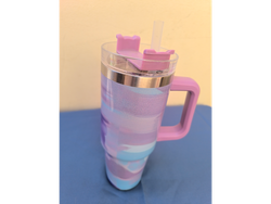 Vaso termico con sorbete y manija