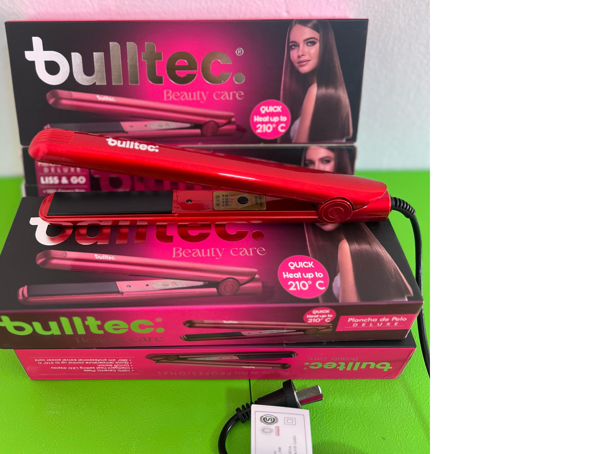 Planchita de pelo bulltec