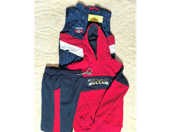 Conjunto 3 piezas con chaleco buzo y joguins talle 10