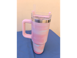 Vaso termico con sorbete y manija