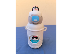 Vaso termico de niño con colgante Pingüino