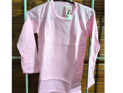 Camiseta térmica de color rosa de 5 a 6 años