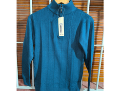 Pullover con cierre talle M