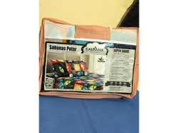 Sabana polar Queen con dibujos de pelotas