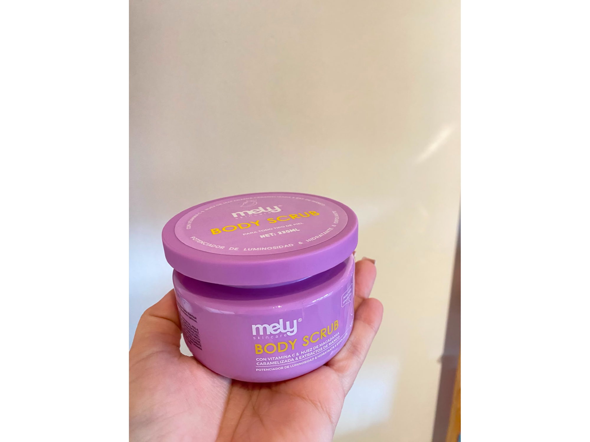 Body Scrub - "Mely" con Vitamina C