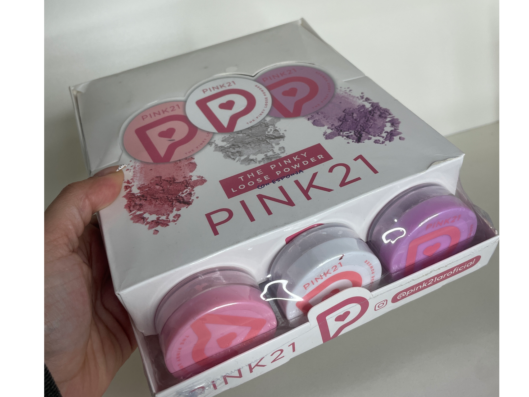 POLVO TRASLÚCIDO PINK21 x3 (6536)