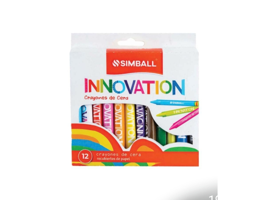CRAYONES SIMBALL X 12 (DE CERA)