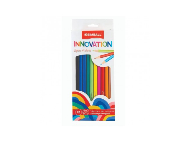 LAPIZ DE COLOR SIMBALL X 12 LARGO