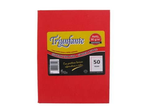 CUADERNO TRIUNFANTE MONITOR X 50 HOJAS