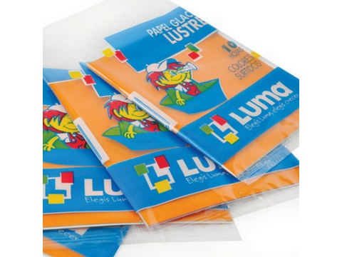 PAPEL GLACE LUSTRE (COMUN) X 10