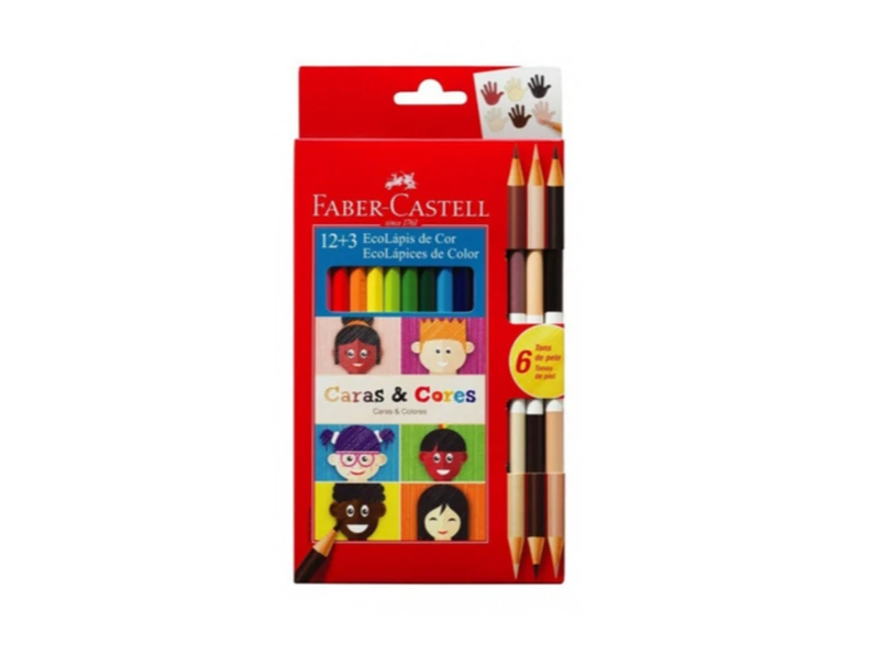 LAPIZ DE COLOR FABER X 12 LARGO de Libreria Santiago
