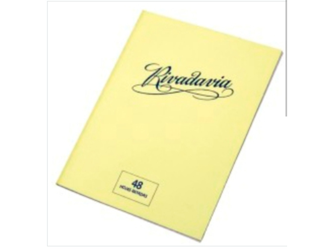 CUADERNO RIVADAVIA MONITOR X 48 HOJAS (TAPA FLEXIBLE)