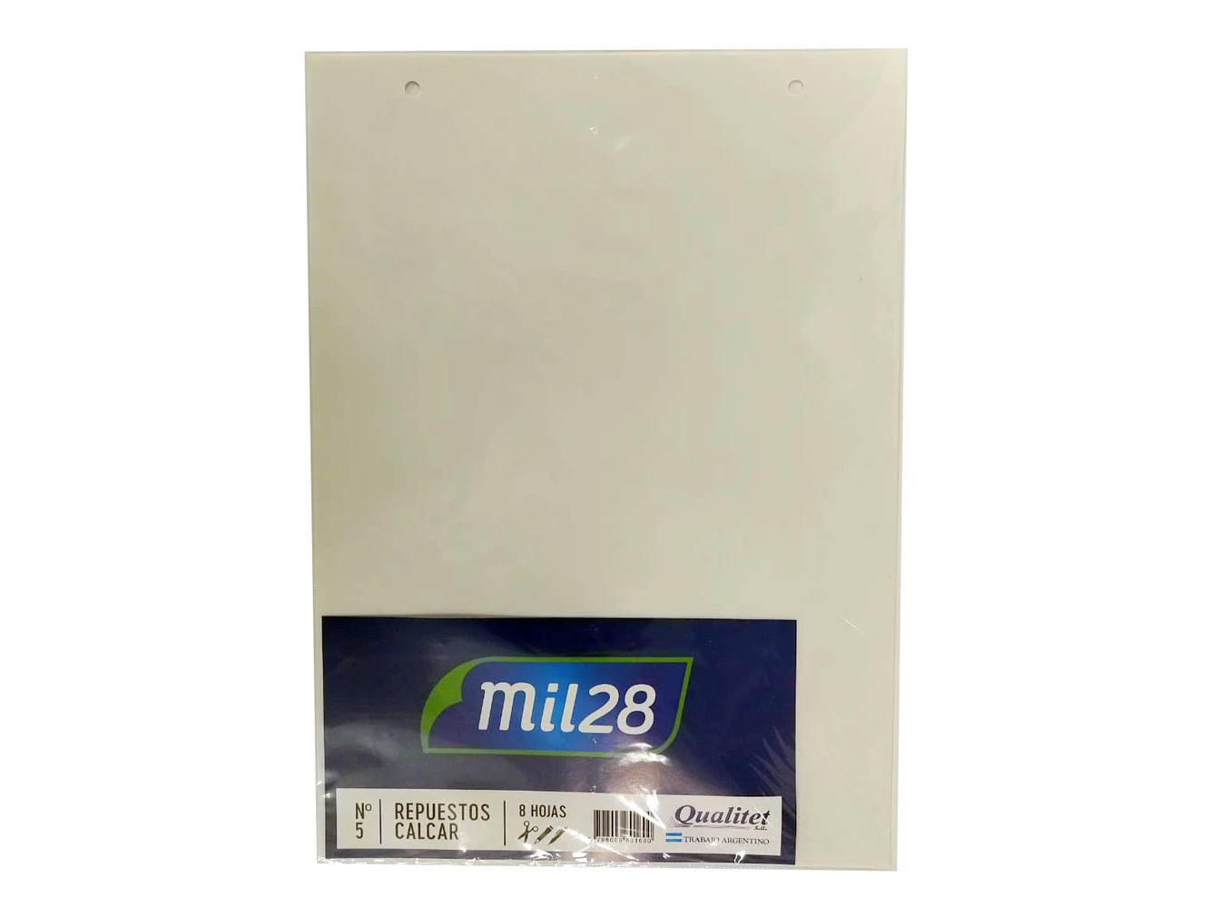 REPUESTO DE CALCAR N°5 (TAMAÑO OFICIO) X 8 UNIDADES