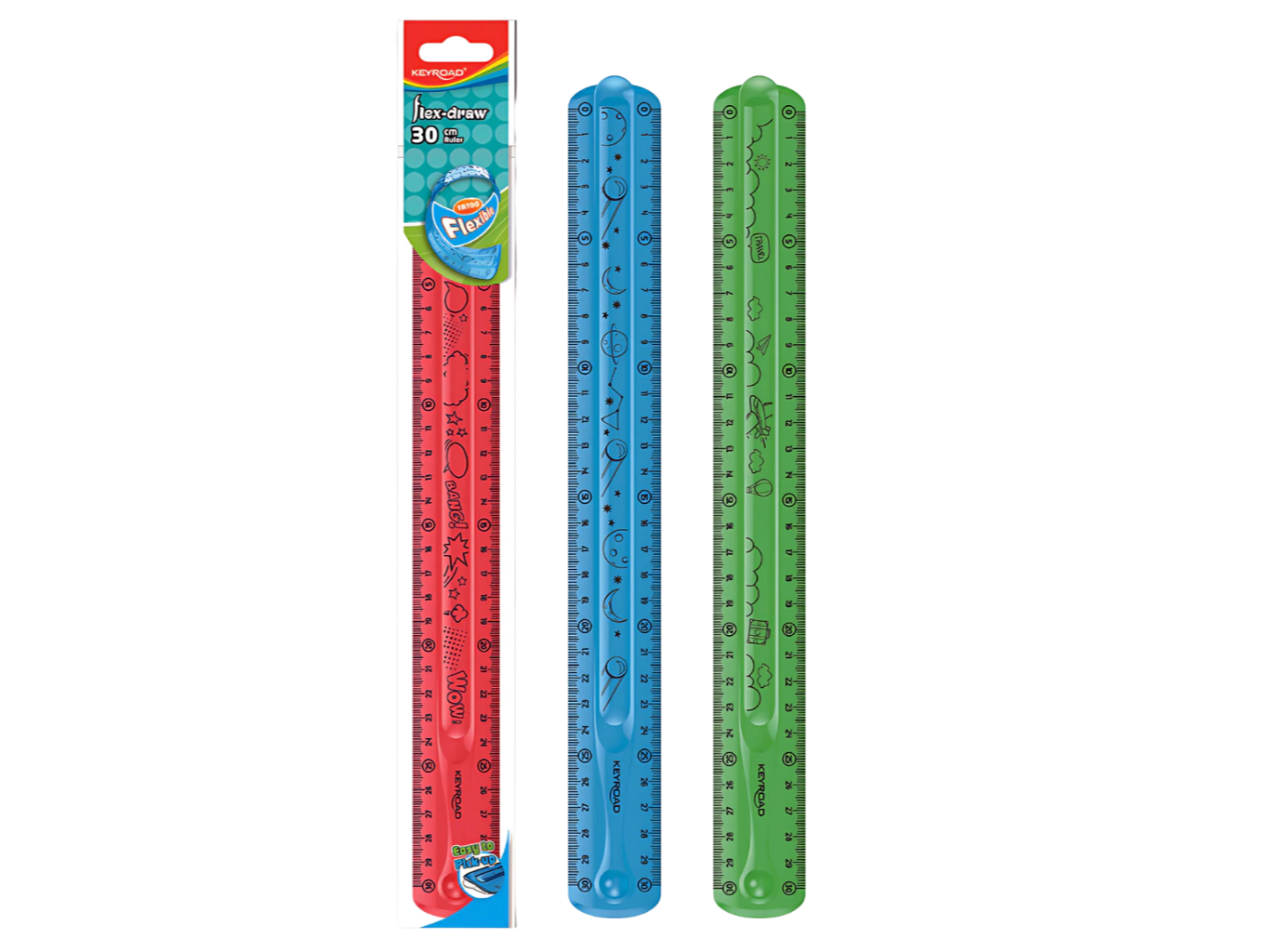 REGLA UTIL UNO FLEXIBLE 30 CM