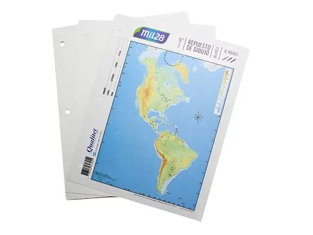 REPUESTO DIBUJO N°6 BLANCO (TIPO CANSON) X 8 HOJAS