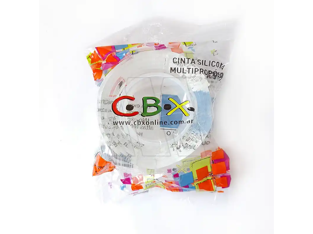 CINTA BIFAZ DE SILICONA CBX 30MM X 1 MT