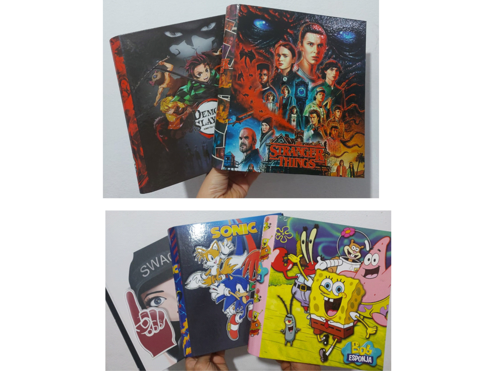 CARPETA N°3 (TAMAÑO RIVADAVIA 3X40 PERSONAJES VARIOS ECONOMICA