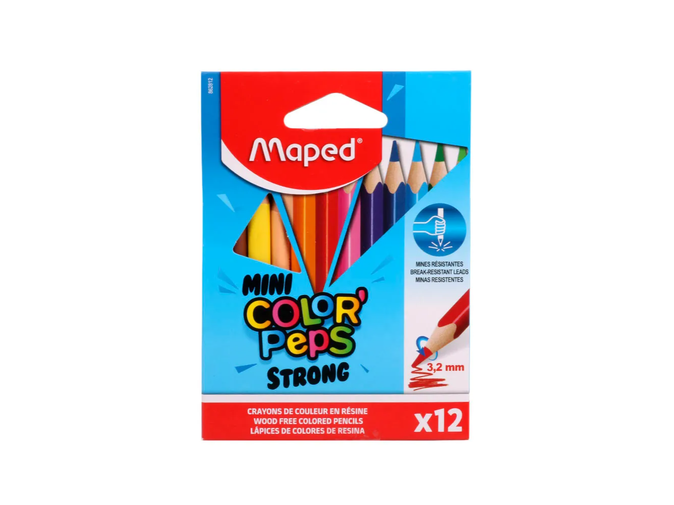 LAPIZ DE COLOR MAPED X 12 CORTO