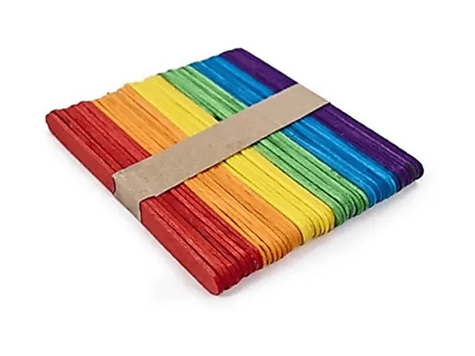 PALITO DE HELADO COLOR X 50