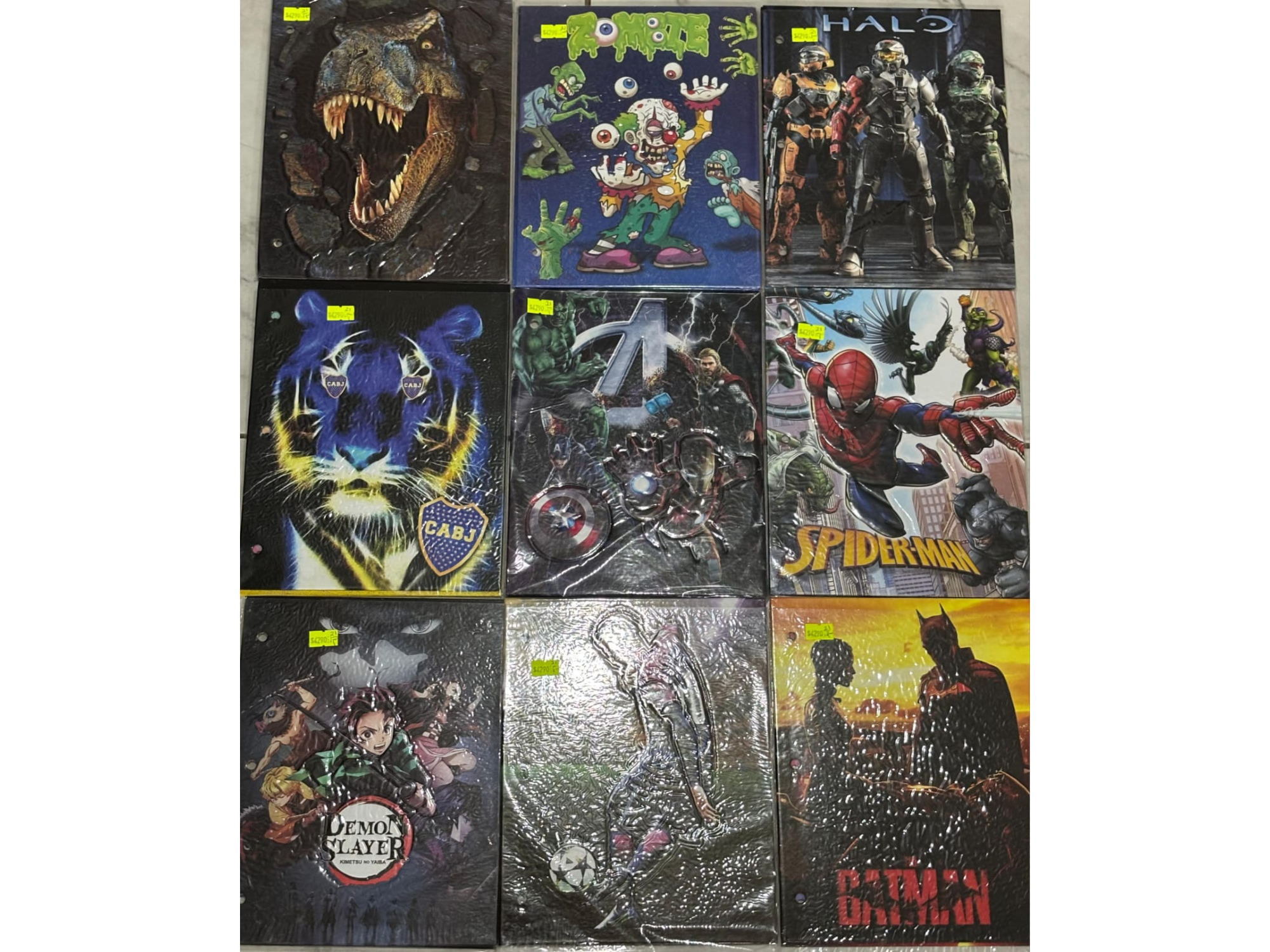 CARPETA TAPA N°3 (TAMAÑO RIVADAVIA) PERSONAJES ECONOMICA