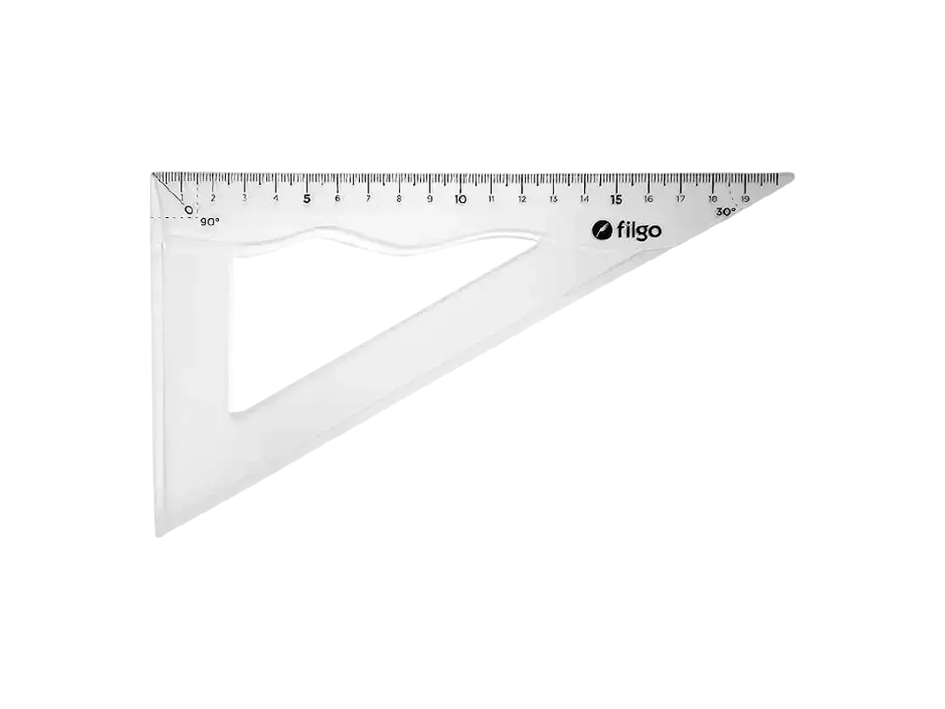 ESCUADRA ESCOLAR 20 CM