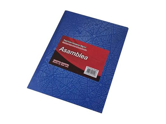 CUADERNO ASAMBLEA N°3 X 96 HOJAS (19X24 CM) TAPA DURA