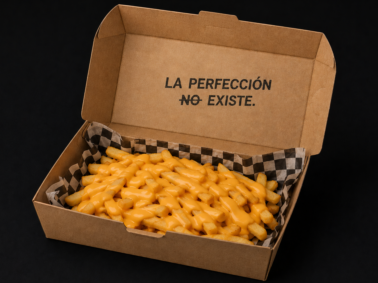 Papas con cheddar