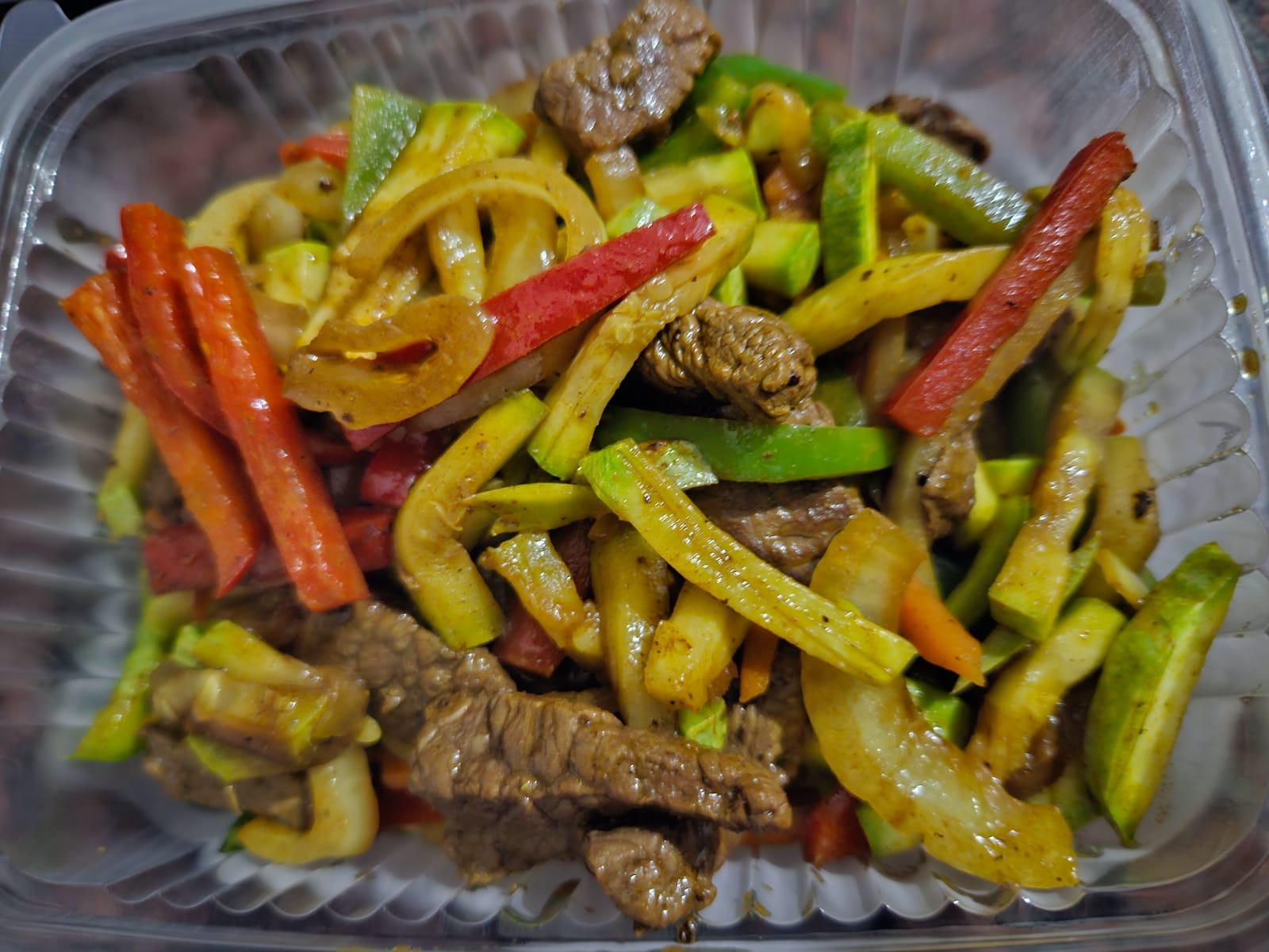 Wok de Carne y Vegetales